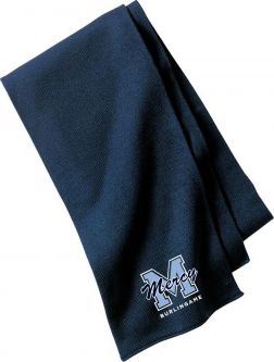 Knitted Scarf, Navy